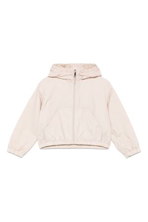 giacca in poliamide rosa MONCLER KIDS | K19541A0008053A5E21G